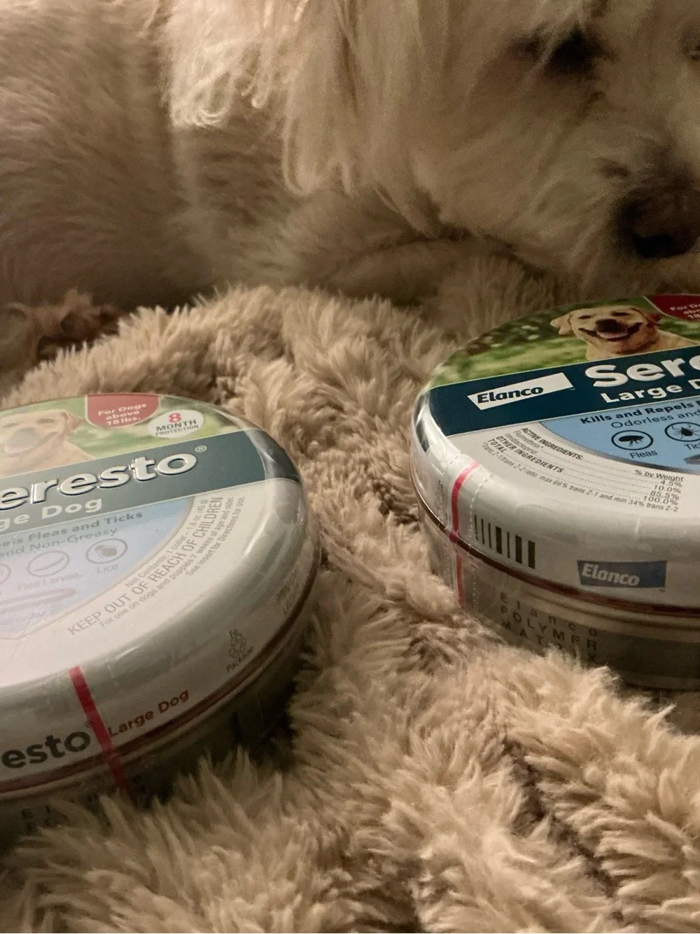 Seresto Large Dog Flea & Tick Collar-Set of 2 New